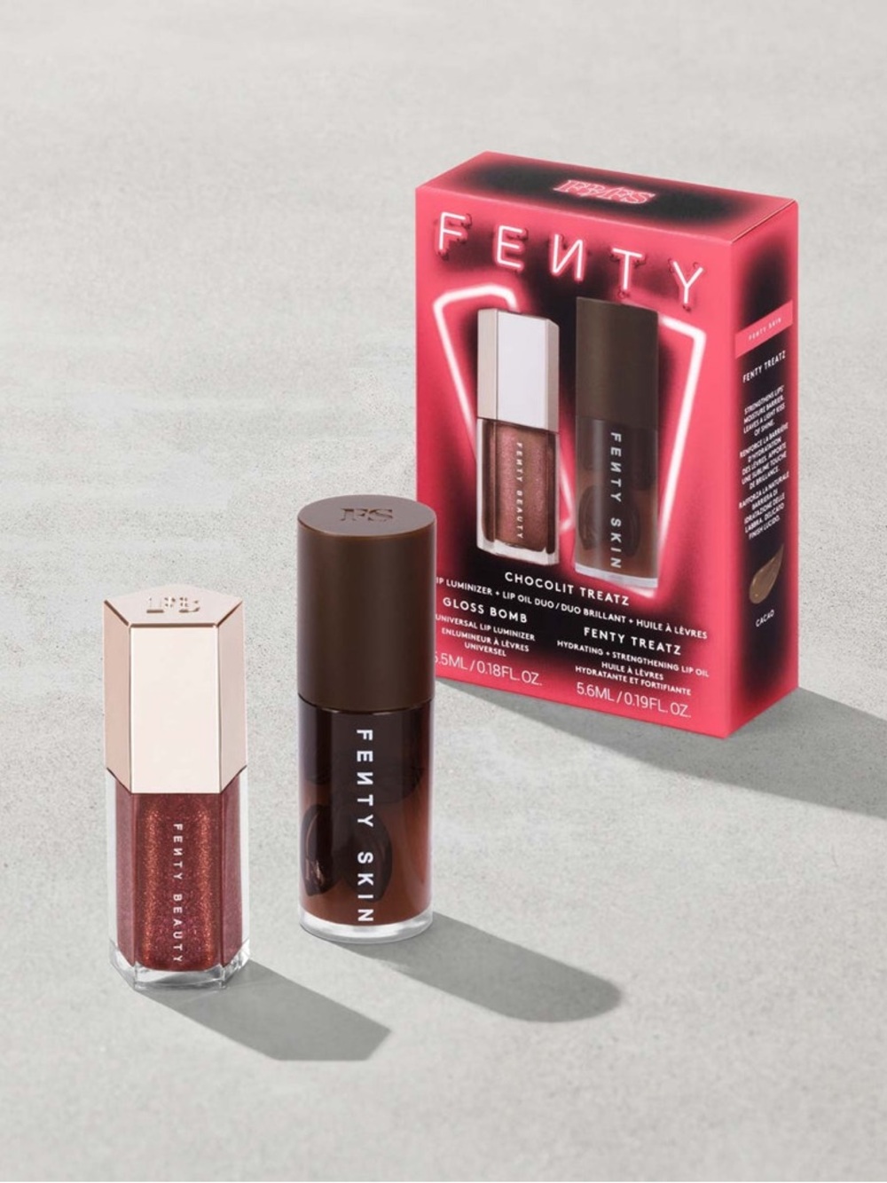 Fenty Chocolit Treatz Lip Luminizer & Lip Oil Duo